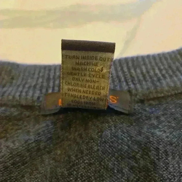 Dockers Mens Textured V Neck Knit Sweater Vest Gray Size XL - Picture 8 of 8